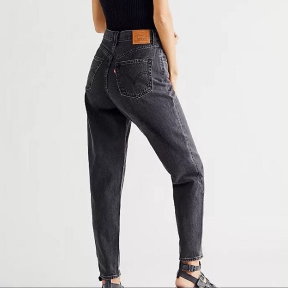 Vintage Levi’s Orange Tab 951 Relaxed Fit Tapered Leg Black Denim Jeans